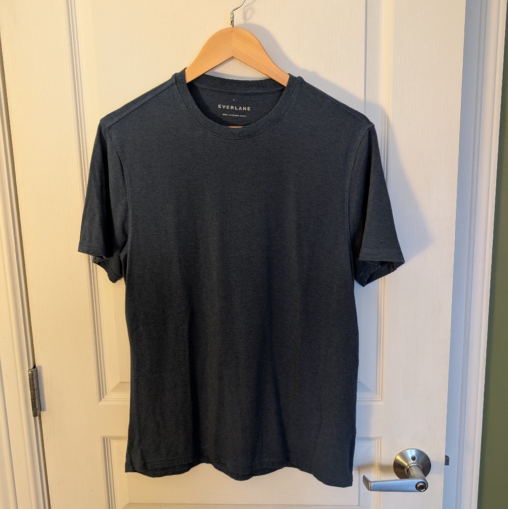 Everlane Men's Navy Wool Blend Tee
